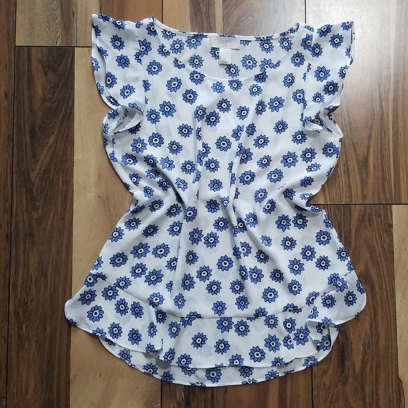 Loft peplum floral top - Picture 8 of 8